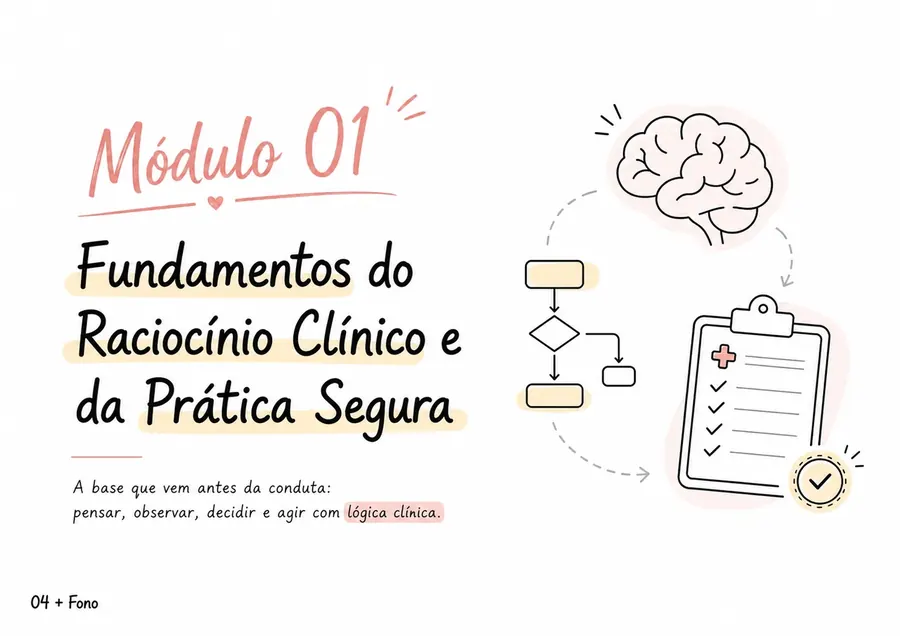 Exemplo de mapa mental de Fonoaudiologia do MapaFono