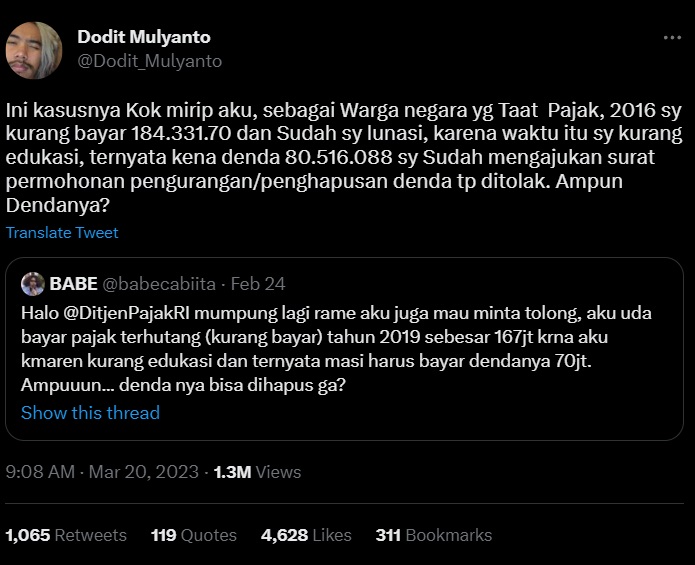 Curhat Dodit Mulyanto bayar pajak 2 kali karena dianggap 'kurang edukasi' oleh DJP.