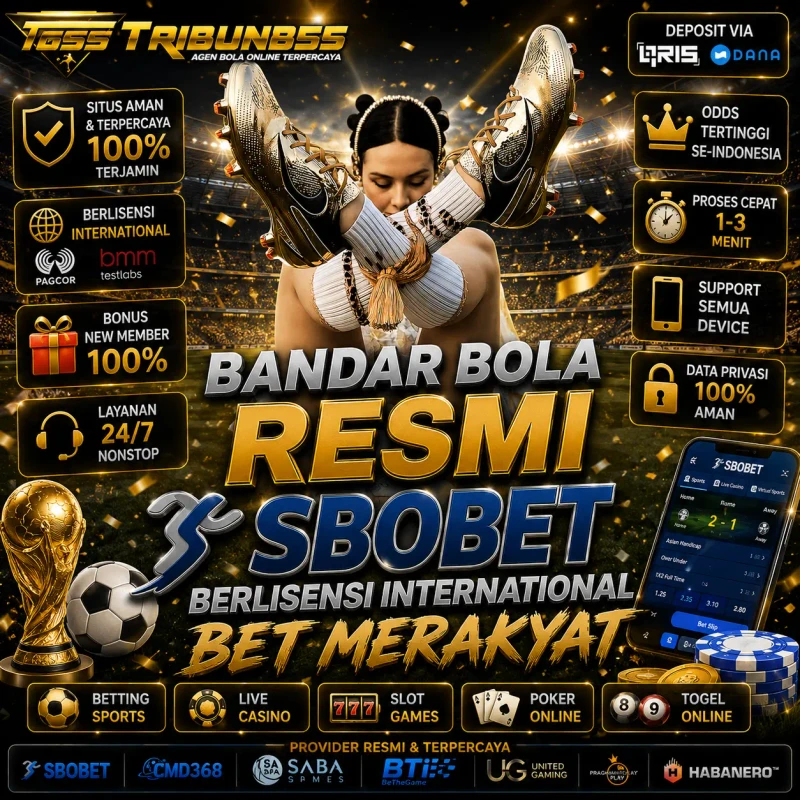 TRIBUN855 - Bandar Bola Resmi SBOBET Berlisensi International Bet Merakyat