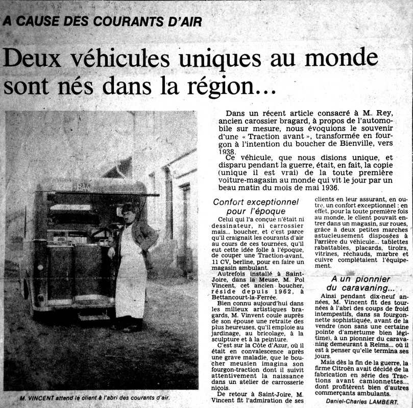 ARTICLE TRACTION est républicain aout 1976