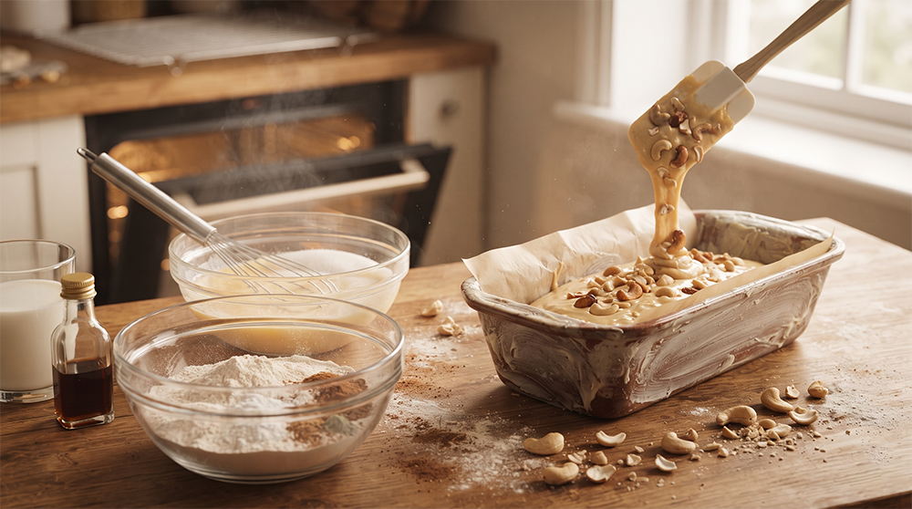 Sri Lankan Style Old-Fashioned Cashew Nut Oil Cake