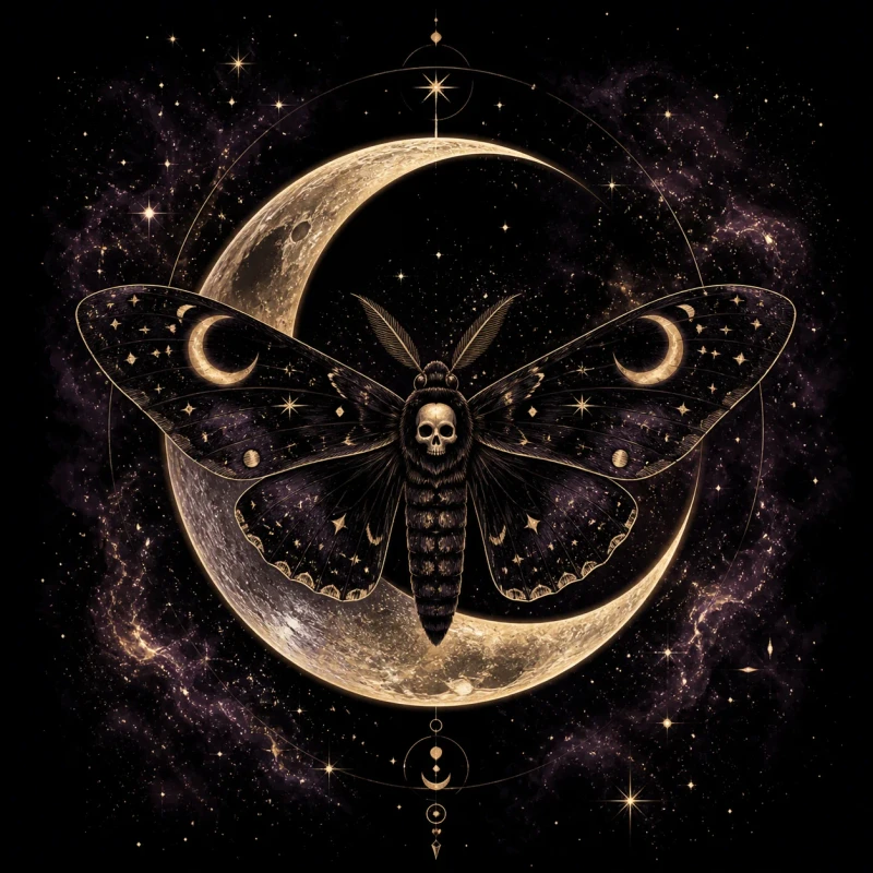 Over the Moon Aromas celestial artwork