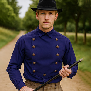 Steampunk shirt black