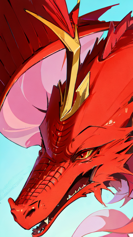 Crimson Dragon Queen Red