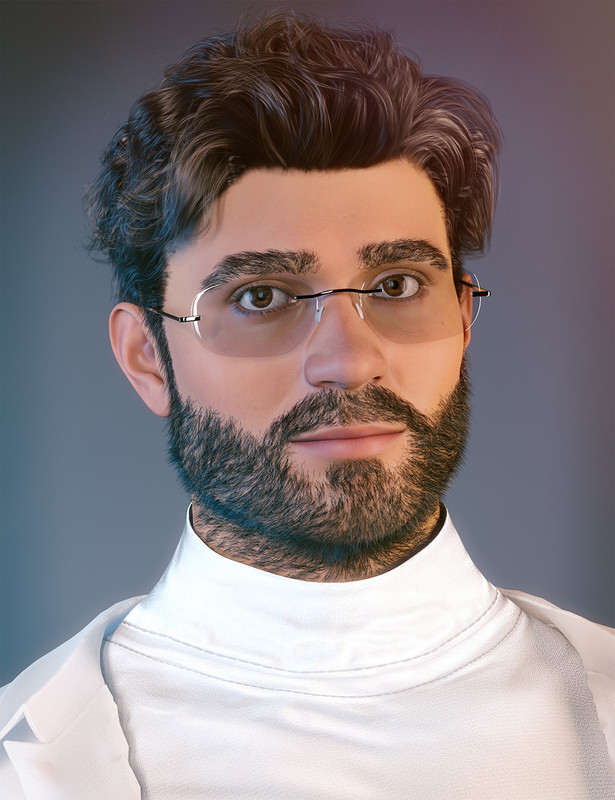 JP Sandor HD with Body Hair for Genesis 9 » TOPGFX Daz3d Renderosity