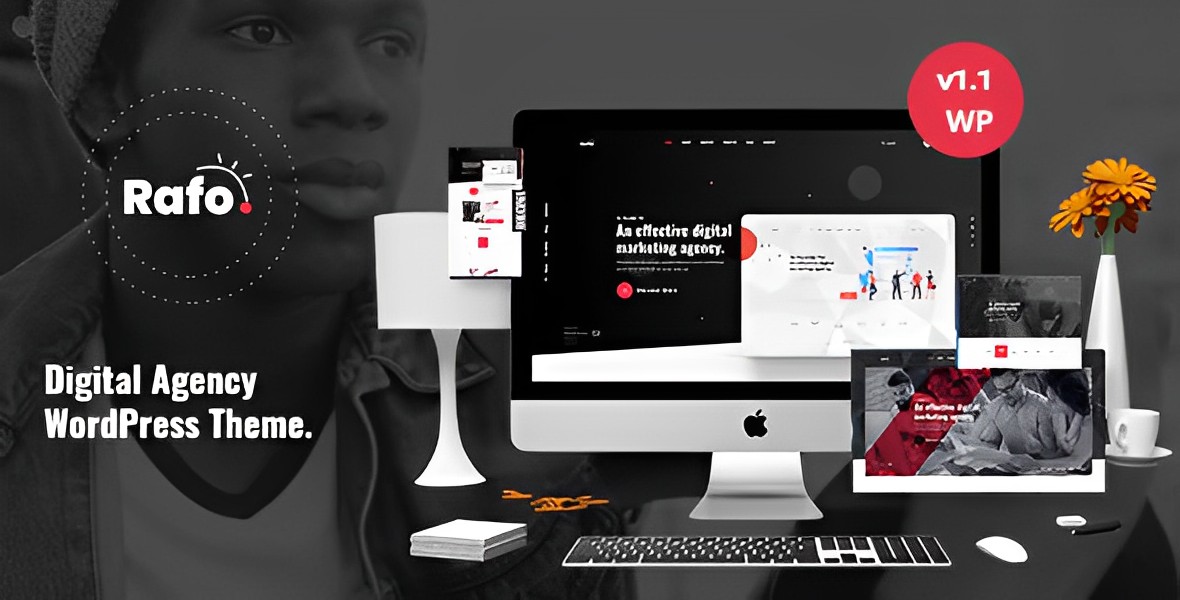 Rafo – Digital Agency WordPress Theme