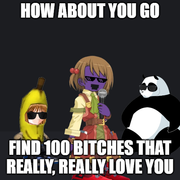 DavidianMillerian about the 100 girls who really really really love you