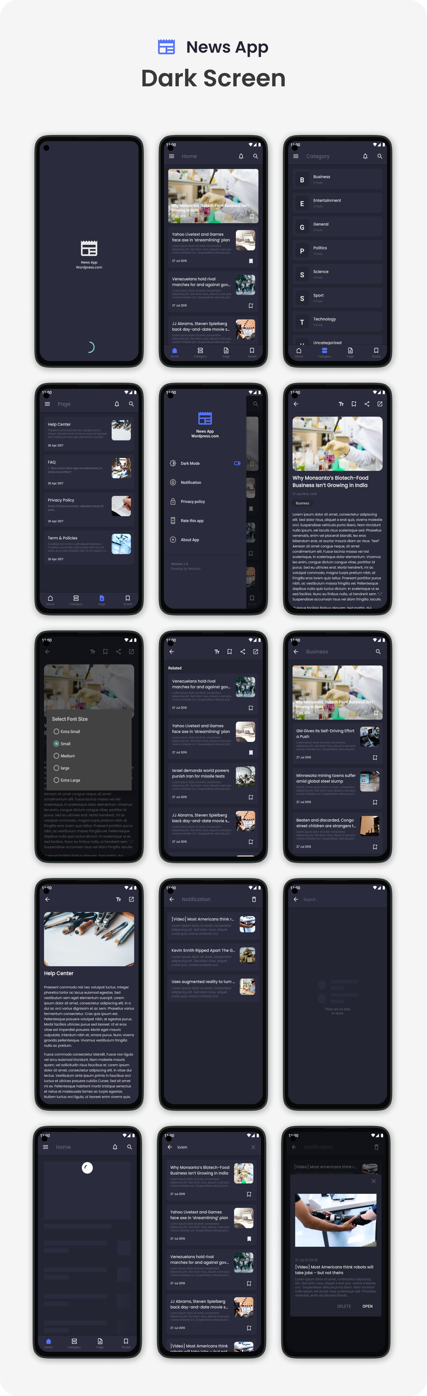 News App Wordpress.com 1.0