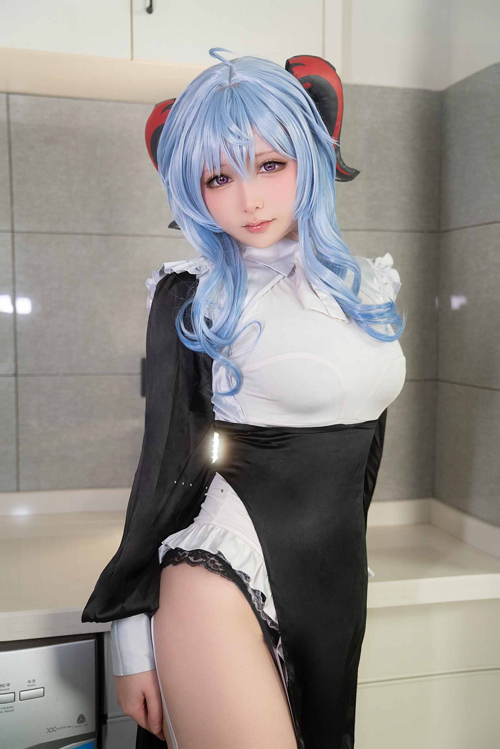 樱梨梨 甘雨 修女 Cosplay 写真集｜原神角色高清图集（26P｜100MB）插图9