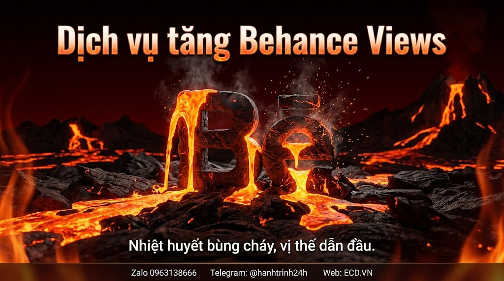 dịch vụ tăng behance views top portfolio behance