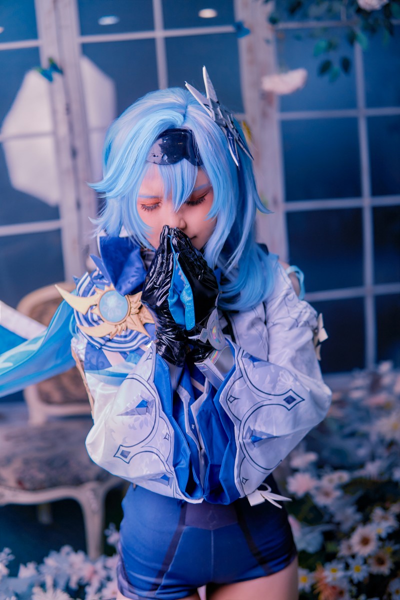Joyce Lin2x Eula Cosplay Genshin Impact 高清写真 40P插图