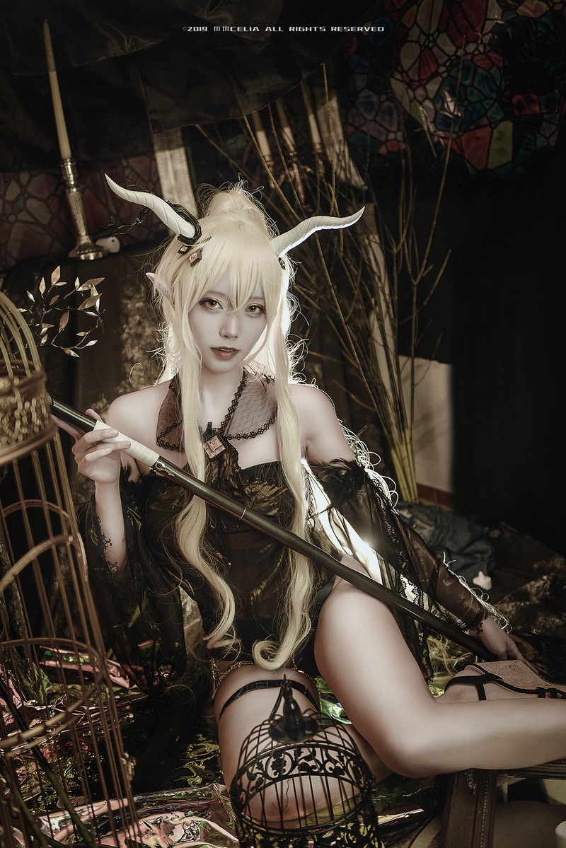 切切Celia 闪灵 Shining Cosplay 明日方舟 写真 12P插图2