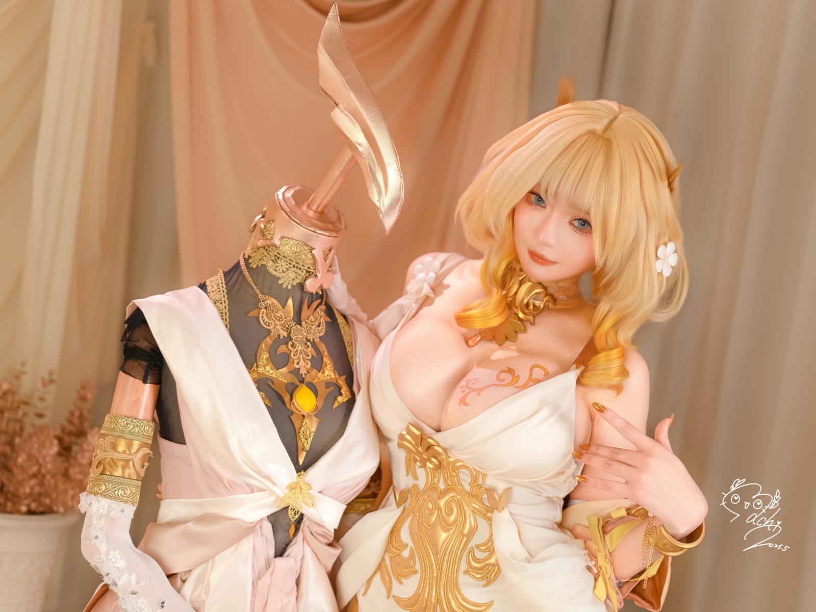 Machi马吉 Aglaea 角色写真集｜高质量Cosplay高清图包（106P-173.3M）插图3