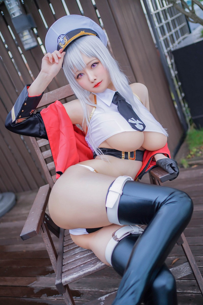 Arty亚缇 Enterprise Swimsuit Cosplay (Azur Lane)【15P｜10.8MB】