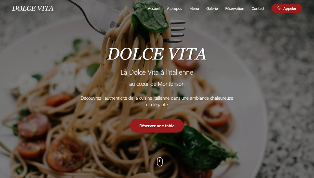 Site Dolce Vita - Gastronomie Italienne