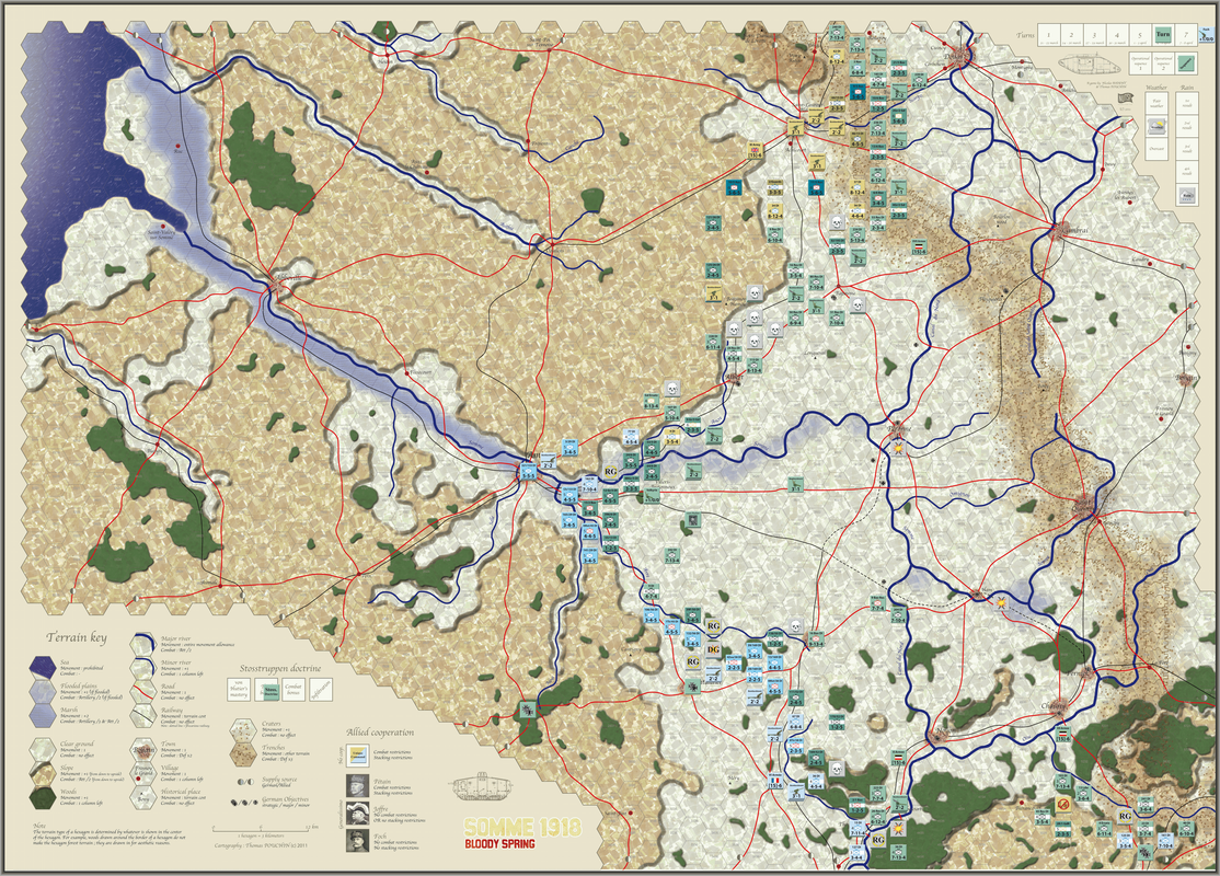 Somme 1918Map
