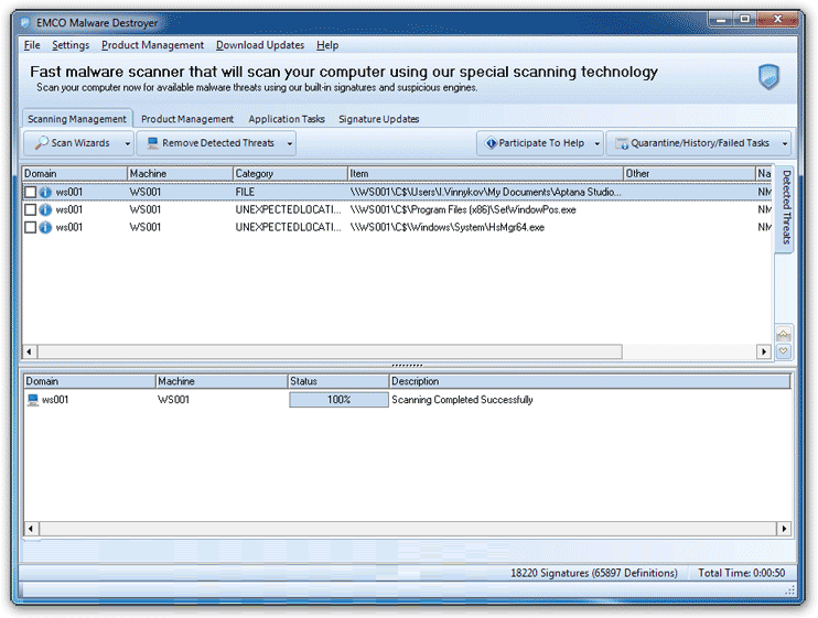 emco-malware-destroyer-screenshot-02 - EMCO Malware Destroyer 8.2.25.1164 (ingles) (KF) - Descargas en general
