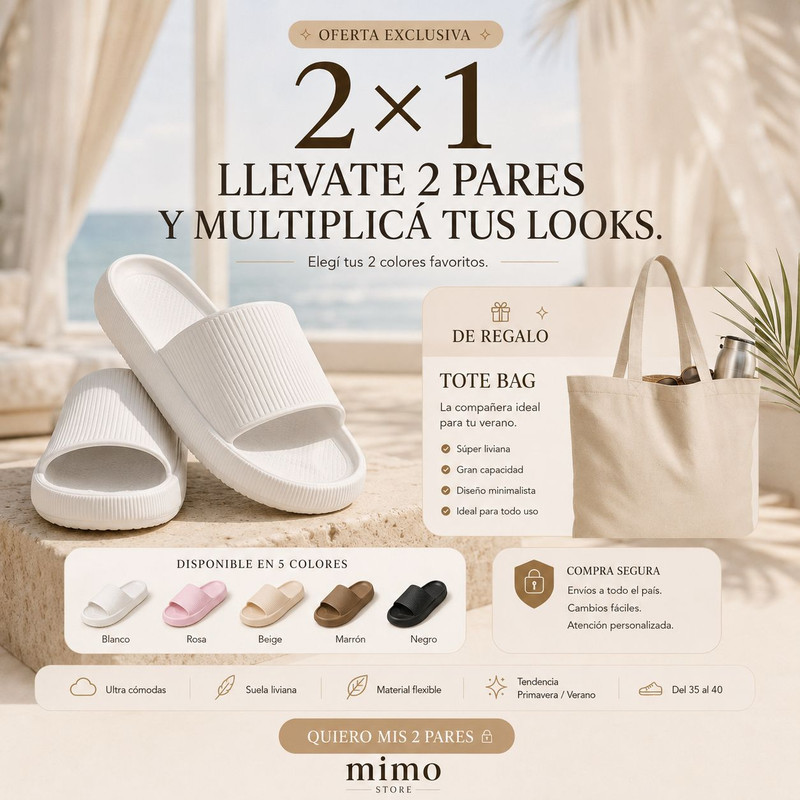 Sandalias tendencia detalle MIMO