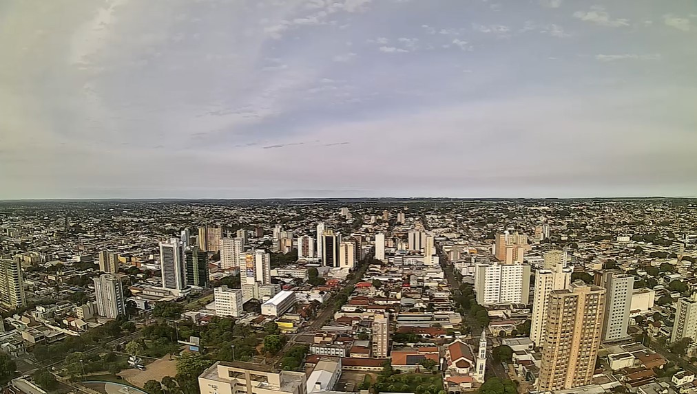 Campo Grande nesta manhã de terça-feira