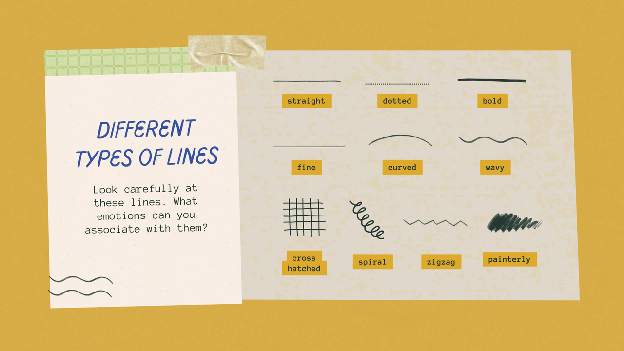 Elements of Art - Lines and Shapes Presentation