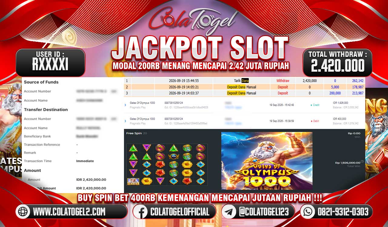 JACKPOT SLOT GACORR !!!