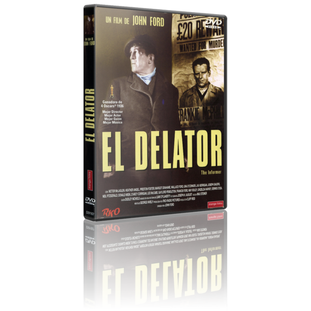 Portada - El Delator [DVD5 Full][Pal][Cast/Ing][Sub:Cast][Drama][1935]