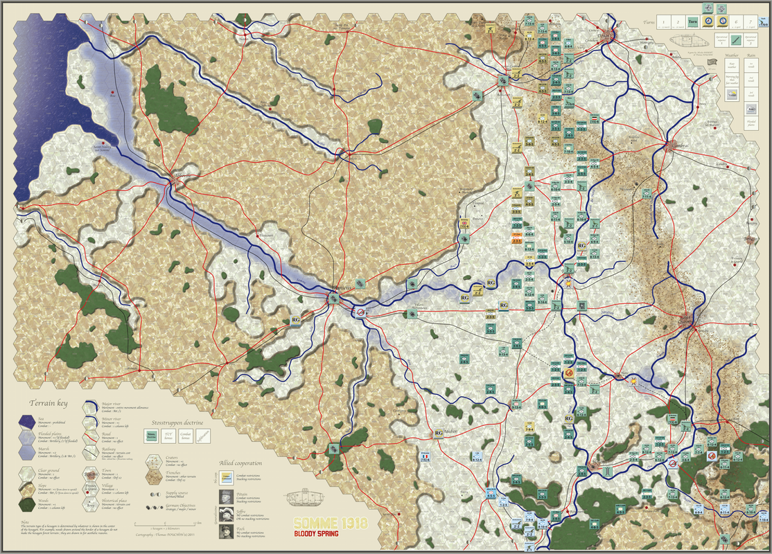 Somme 1918Map