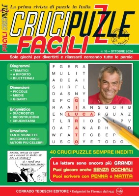 Crucipuzzle Facili - Ottobre 2024
