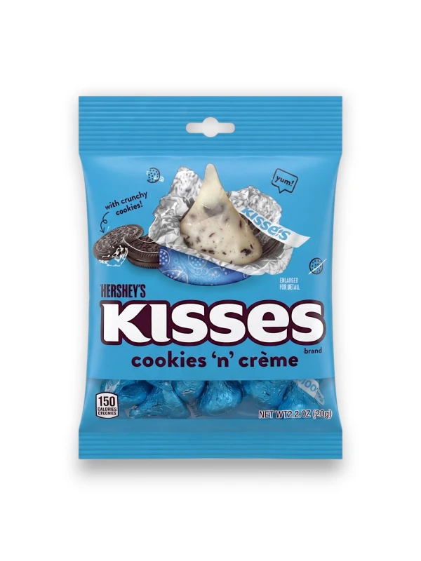 Hersheys Kisses Cookies Creme 2.2 Oz