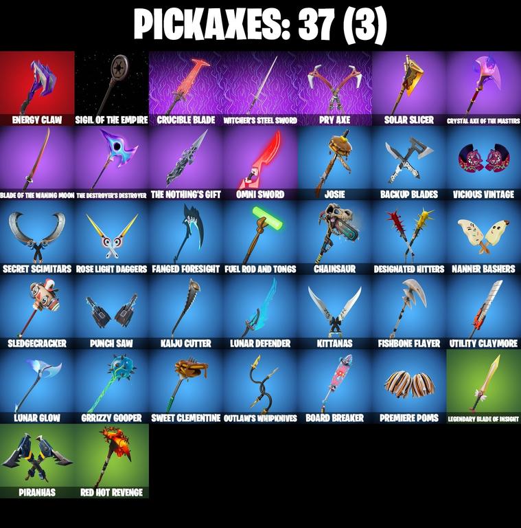 pickaxes comp
