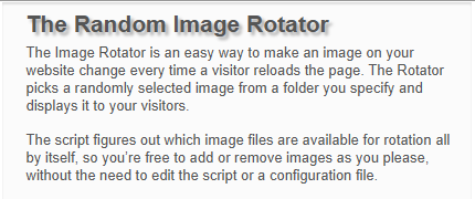 Random Image Rotator