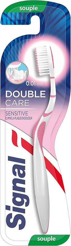 Signal Toothbrush Double Care Sensitive (Assorted Colors)