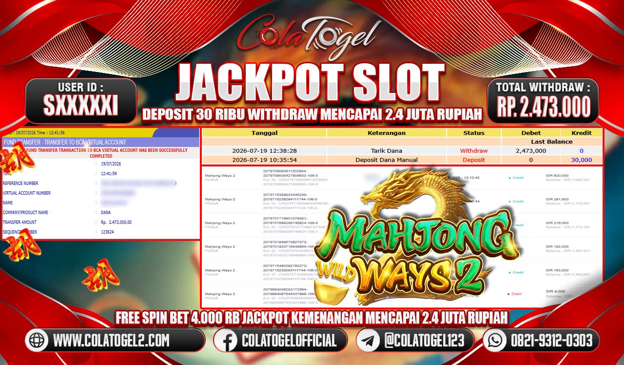 JACKPOT SLOT GACORR!!