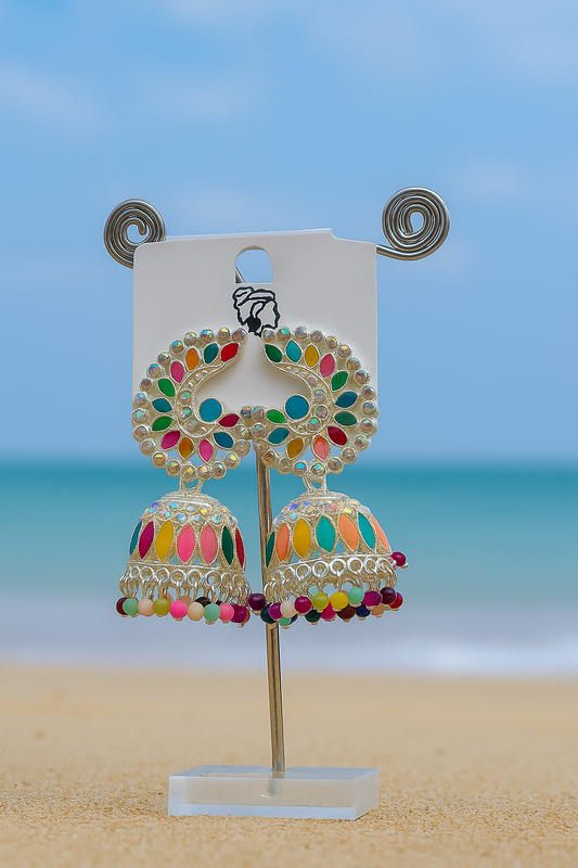 Noorani Chakra Jhumkas