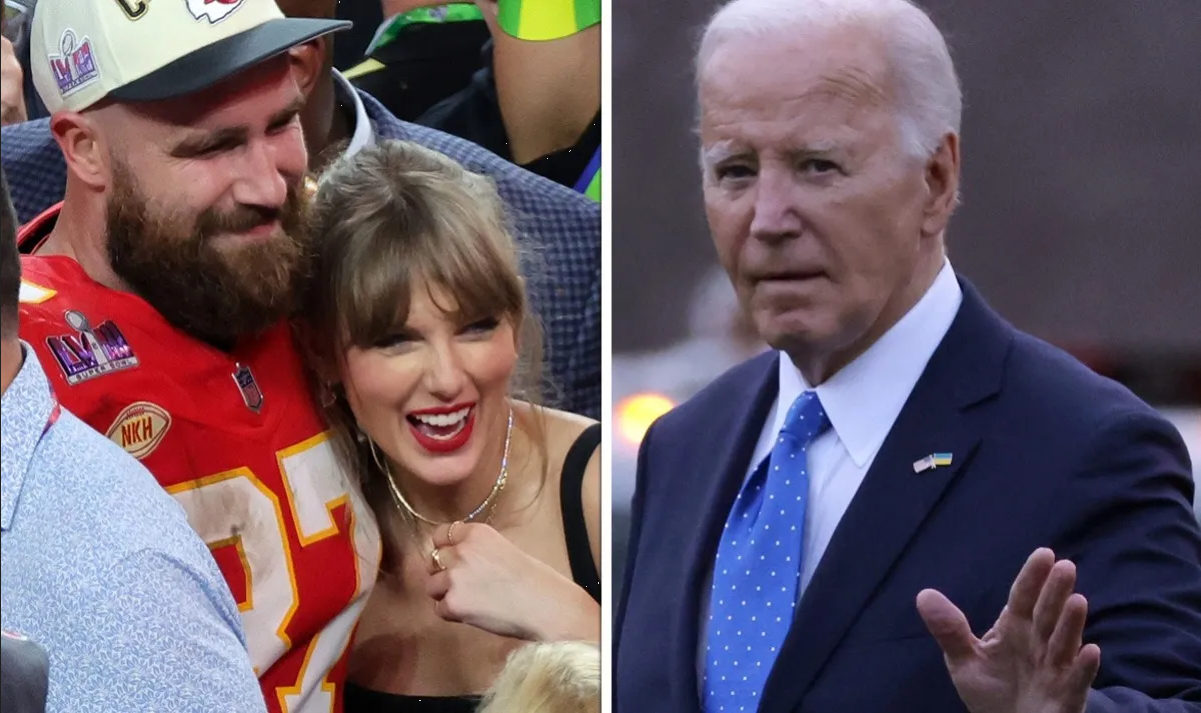 Joe Biden se burla de Trump y su teoría conspirativa sobre Taylor Swift