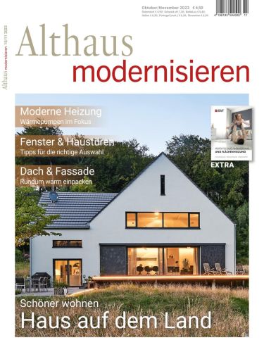 Cover: Althaus Modernisieren Magazin Oktober-November No 10-11 2023