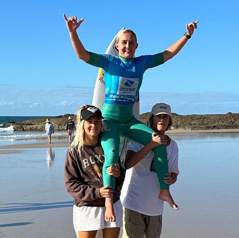 SURFING402Stoked to win the Gold Coast Pro Junior and then win the trials straight after for a spot 