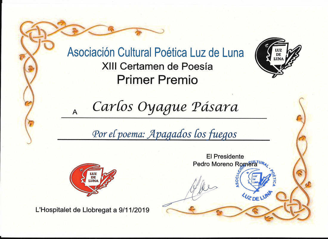 Primer Premio 9-11-2019