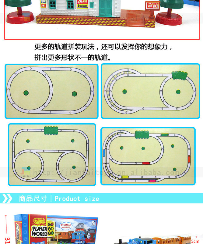 Player World Go Go Go track plans 2