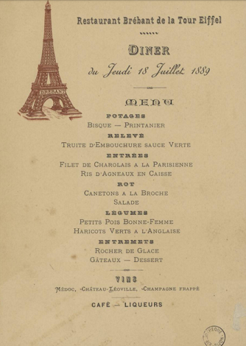 Dish of the Day - II - Page 6 Menu-restau-brabant-1889