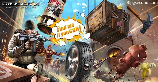 Gambaran dari Mode Petak Umpet di Game Crisis Online Android