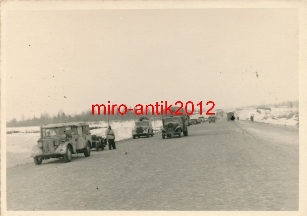 Wehrmacht, Vormarsch, LKW, Kübel, Russland