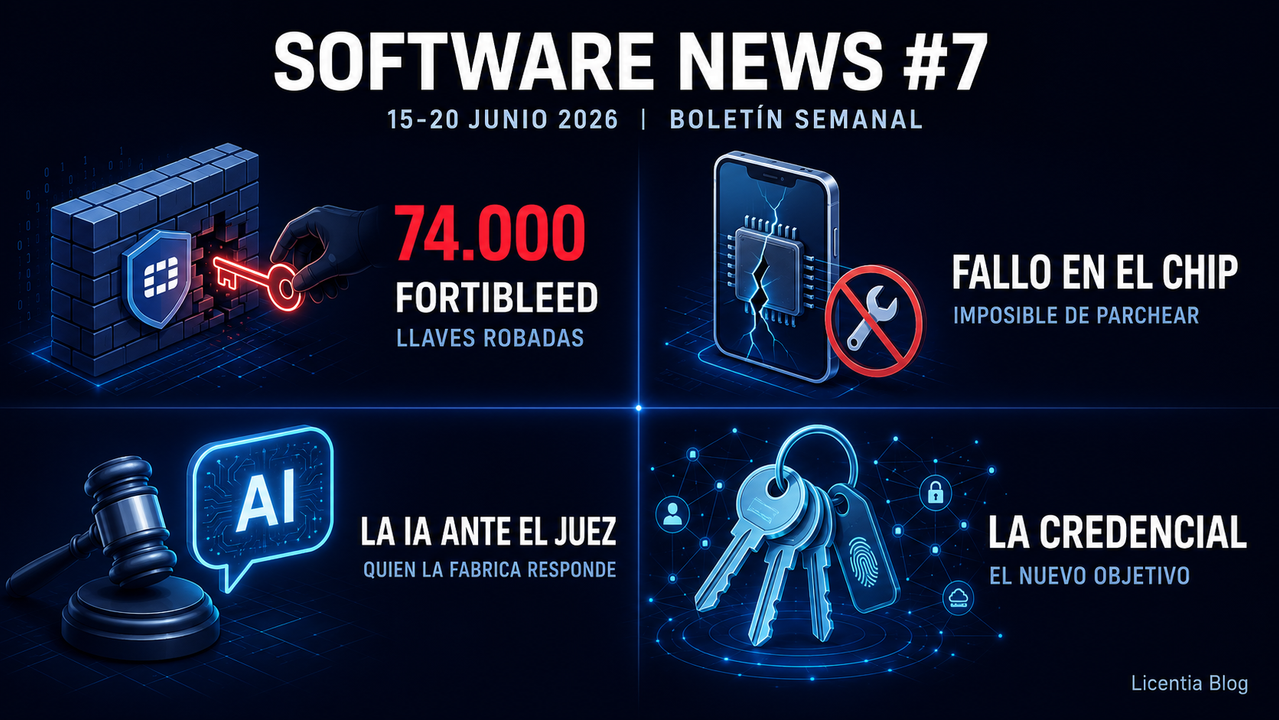Software News #7: El robo de contraseñas a escala industrial y el iPhone que no se puede arreglar.
