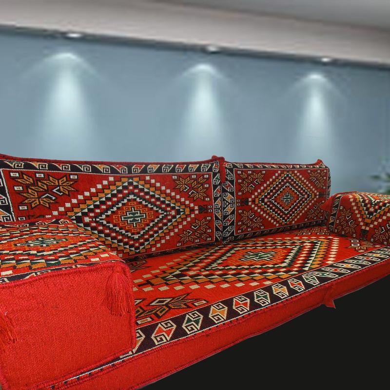 Arabic Majlis Floor Sofa Seating Floor Cushions Bohemian Furniture