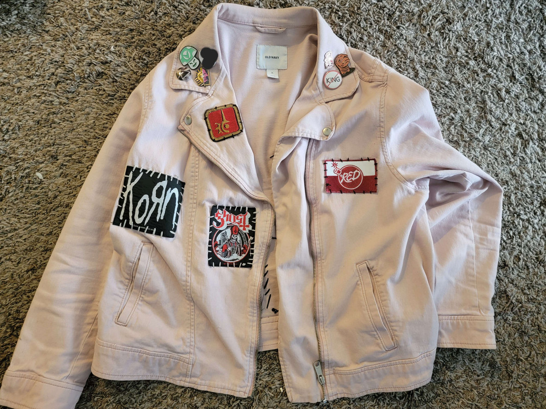 Front of patch jacket