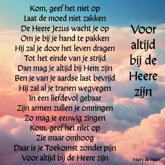vooraltijdbijde-Heer-Godzijn