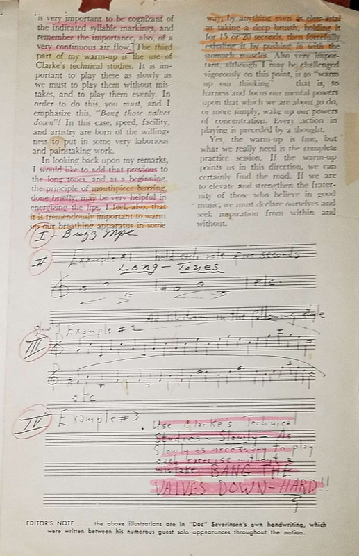 Why Warm Up by Carl(Doc) Severinsen) (page 3)