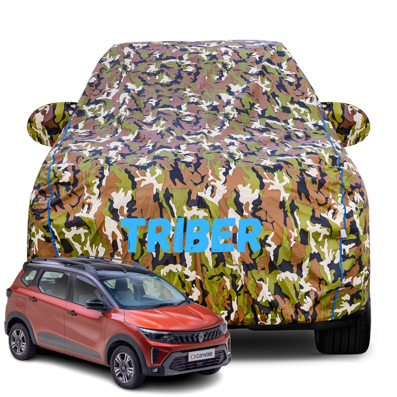Triber Army Car Cover