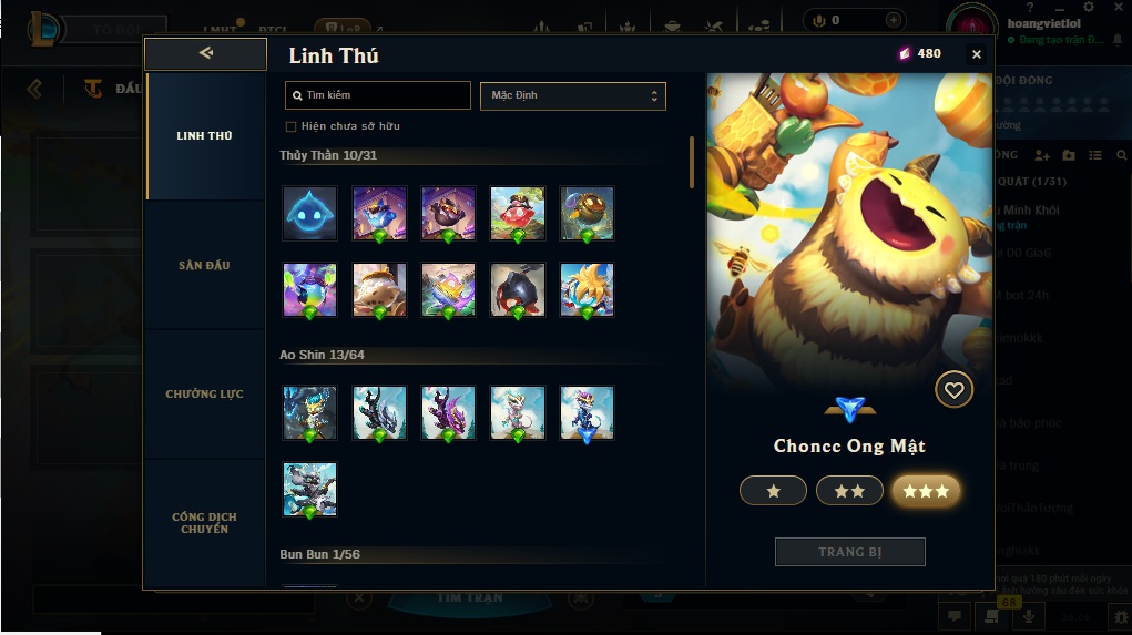 Acc DTCL # - Không Khung