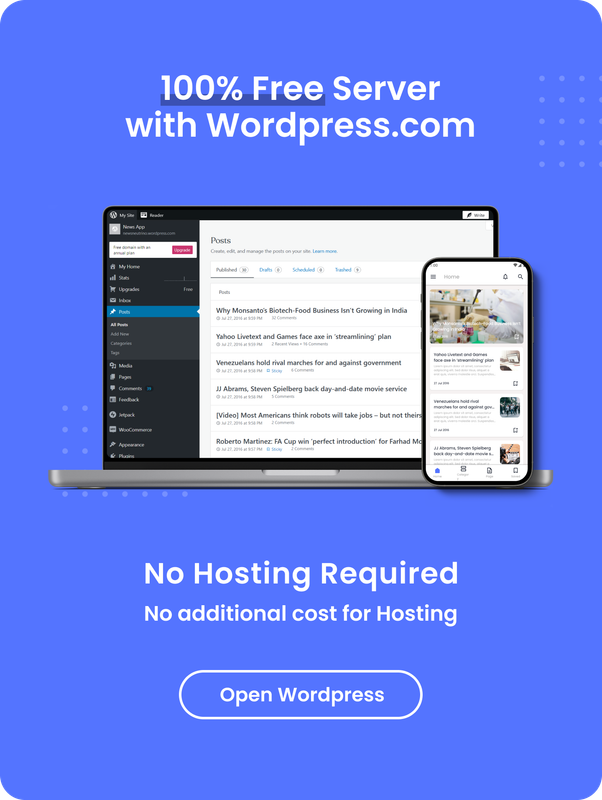 News App Wordpress.com 1.0